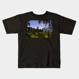 Kirkstall Abbey 4261-B Cistercian monastery Leeds West Yorkshire Night After Dark Photography Kids T-Shirt